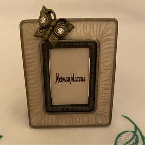 Jay Strongwater Mini Frame with Swarovski Butterfly